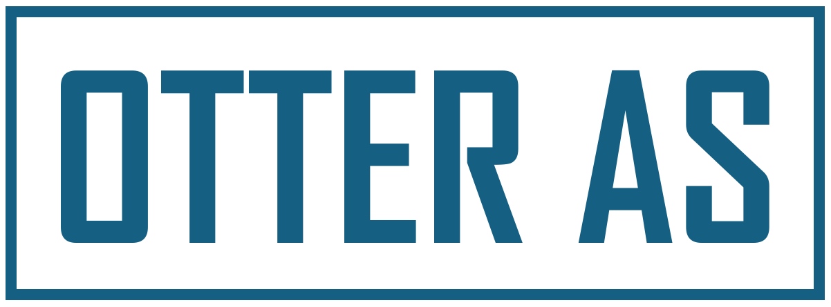 An image featuring the words "OTTER AS" in large blue block letters.